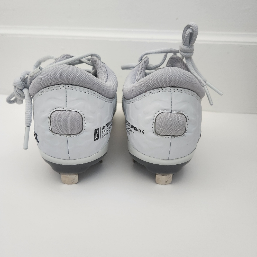 Nike React Hyperdiamond 4 Gray Softball Cleats Wo… - image 5